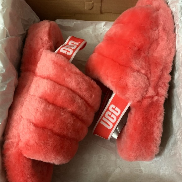 UGG Shoes - UGGS Fluff Yeah Slide (coral)